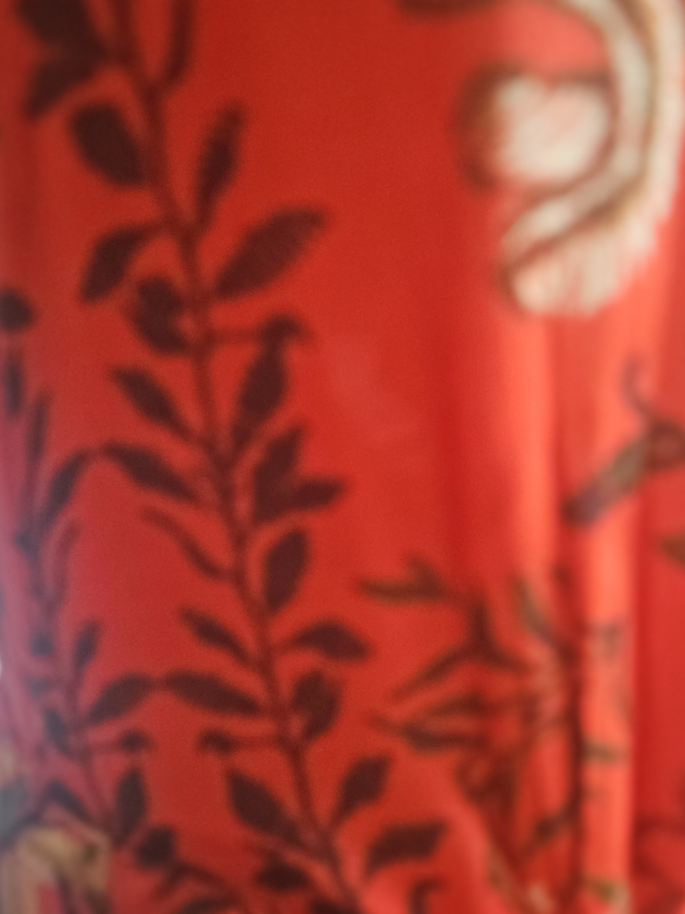 ​LAIA Floral Maxi Dress Boho Cottagecore Long Sleeve Orange Size XS - Picture 5 of 16